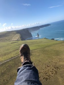 cliffs from a paramotor